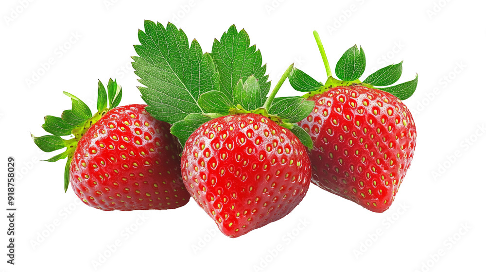 bunch of strawberry isolated on white background bunch of strawberry isolated on white background