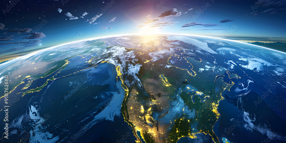 Fototapeta premium earth in space