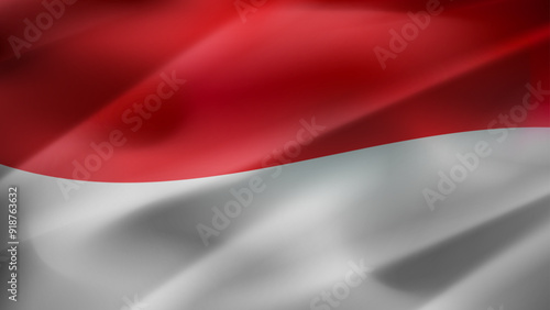 Indonesian Flag  Red and White National Symbol