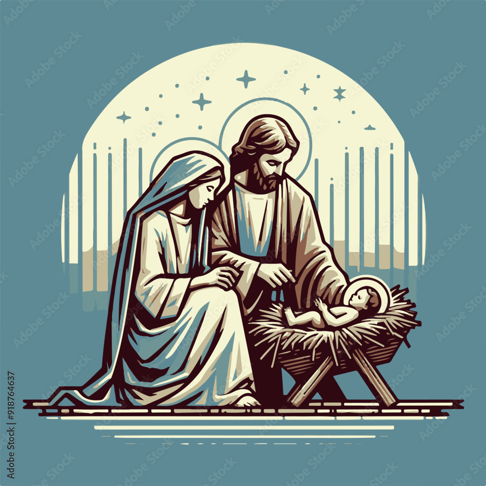 Fototapeta premium Birth of Jesus