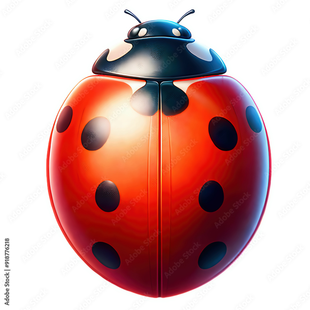 Ladybug illustration isolated on a white background Ladybug illustration isolated on a white background