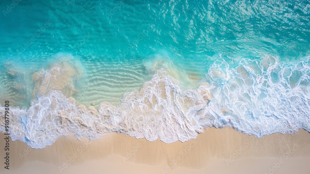 Obraz premium The ocean is calm and the waves are small