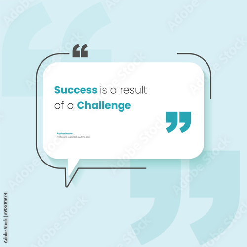 Bubble testimonial banner, quote, infographic. Social media post template designs for quotes. Empty speech bubbles, quote bubbles and text box