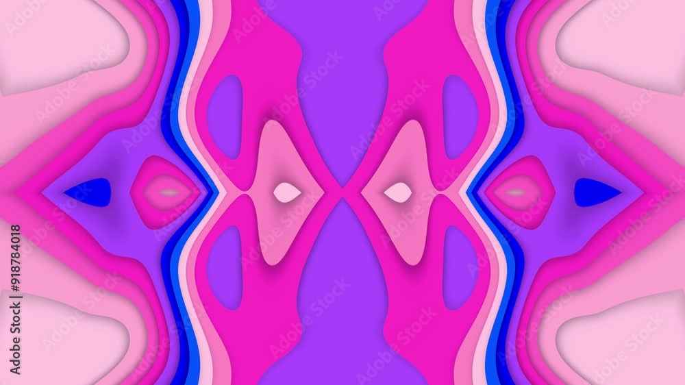 Abstract symmetrical composition. Looped bg for show or events. Abstract symmetrical composition. Looped bg for show or events.