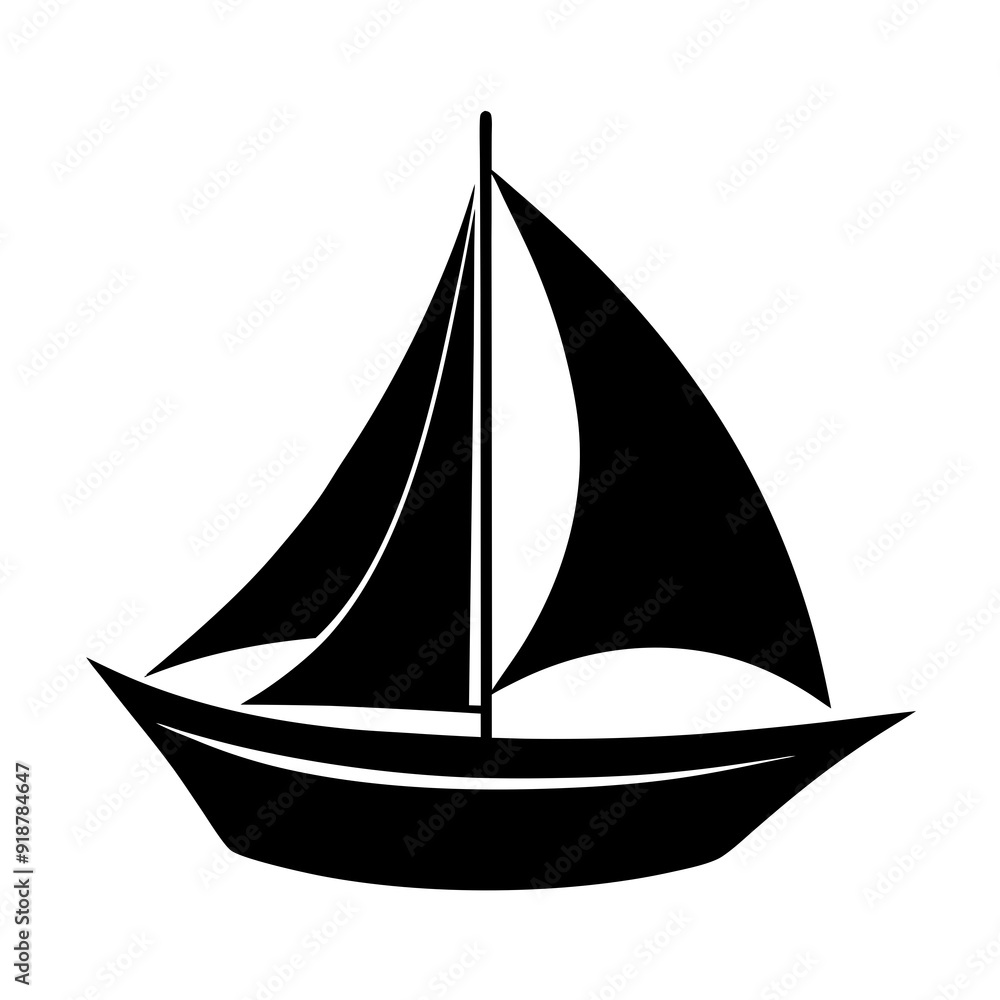 Fototapeta premium ship isolated on white
