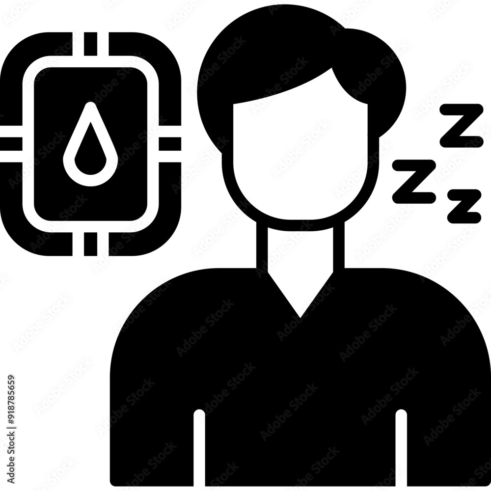 Obraz premium Fatigue Icon