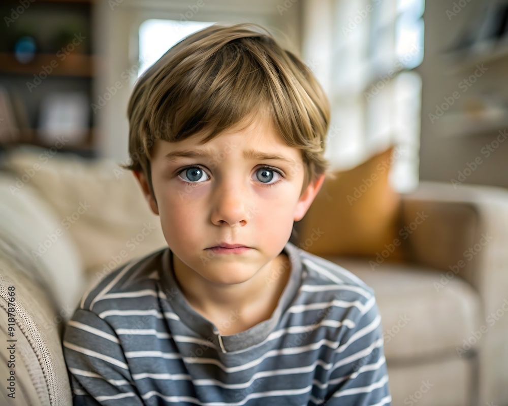 Portrait of a Young Boy with Blue Eyes. Portrait of a Young Boy with Blue Eyes.
