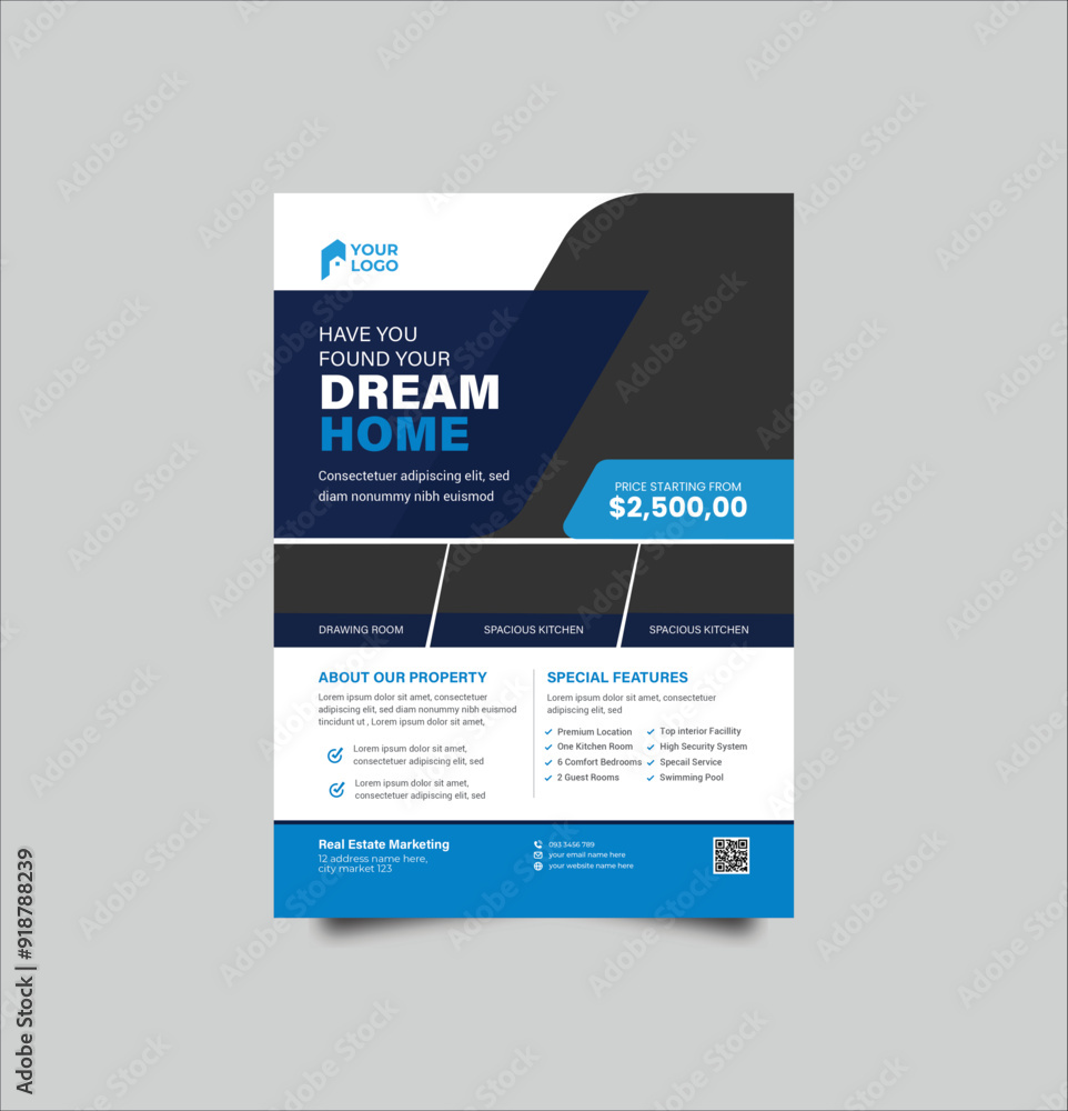Real Estate Flyer Template Real Estate Flyer Template