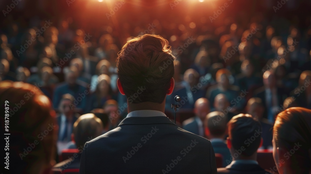 A person standing alone among a large group of people, possibly at a public event or gathering A person standing alone among a large group of people, possibly at a public event or gathering