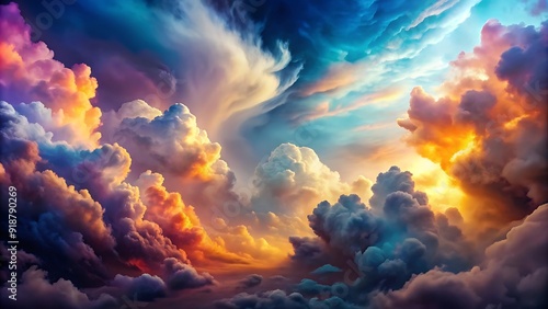 Dramatic Sunset Cloudscape.