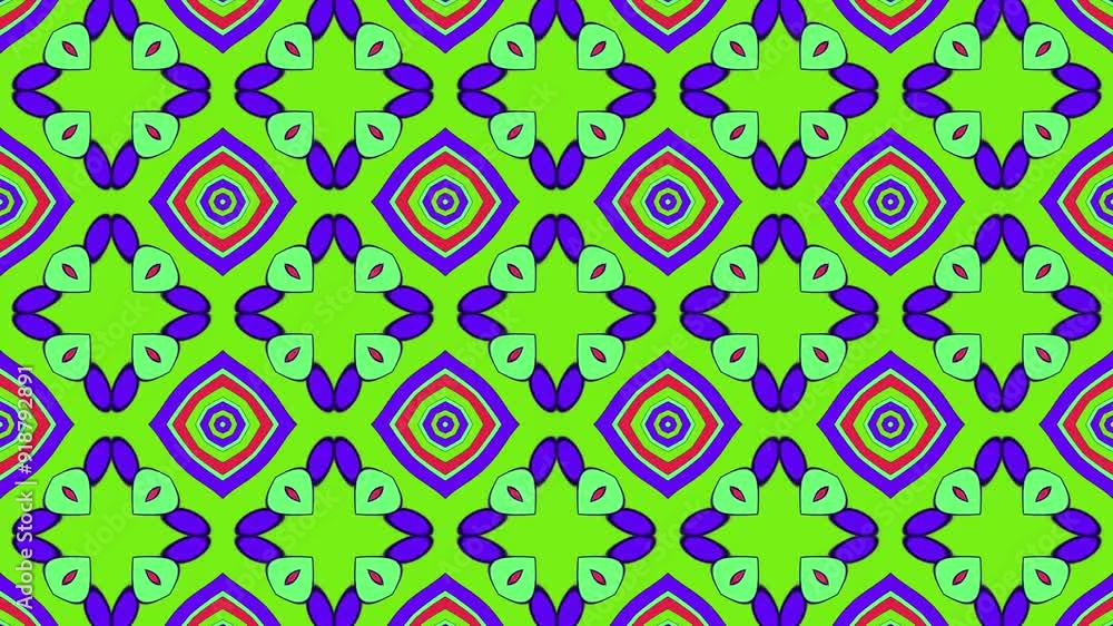 Abstract background symmetrical composition. Looped Animation Abstract background symmetrical composition. Looped Animation
