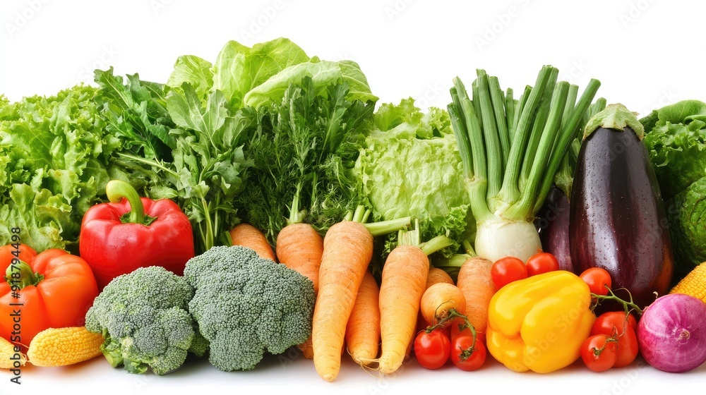 Fresh vegetables background, white background Fresh vegetables background, white background