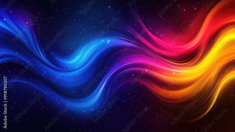 Abstract colorful wave background Abstract colorful wave background