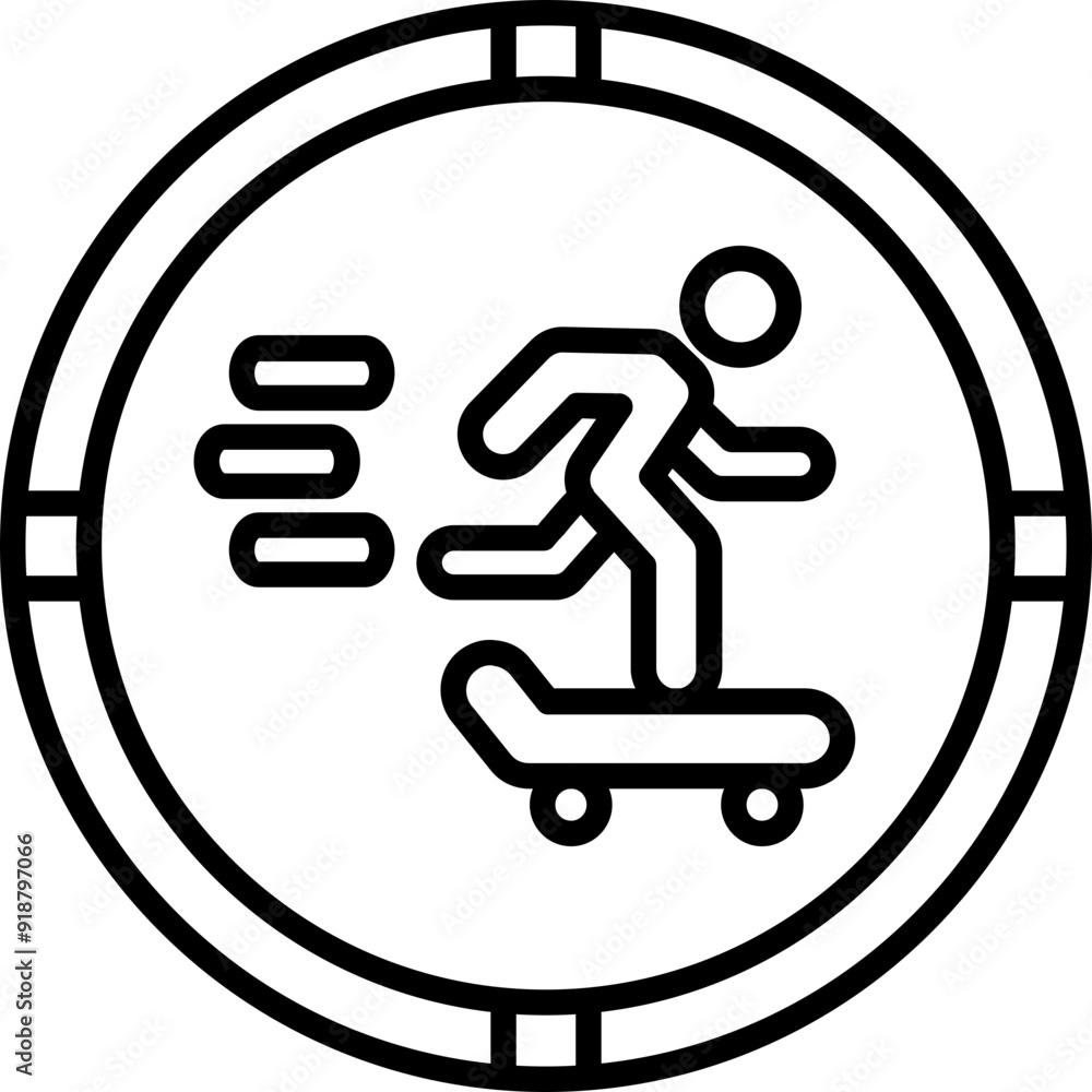 Skateboard Icon Skateboard Icon