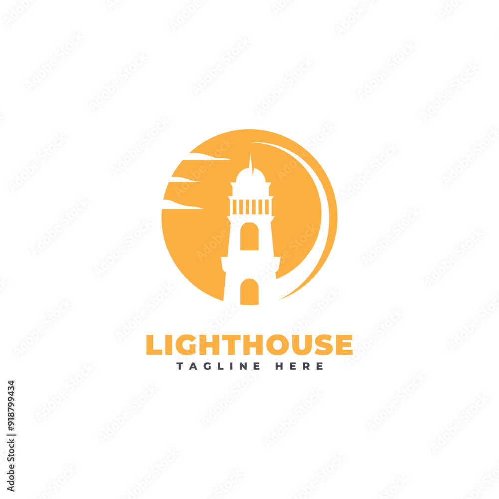 Lighthouse Vector Logo Template Art Design Lighthouse Vector Logo Template Art Design