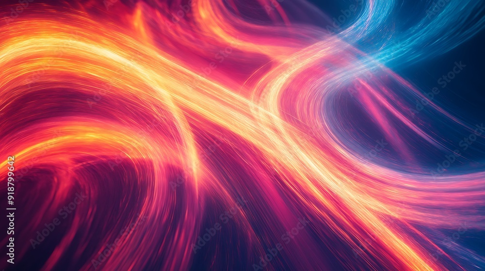 Streams of light trails forming abstract patterns, organic shapes, dynamic and vibrant. Streams of light trails forming abstract patterns, organic shapes, dynamic and vibrant.