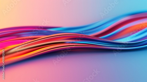 Abstract colorful wave background