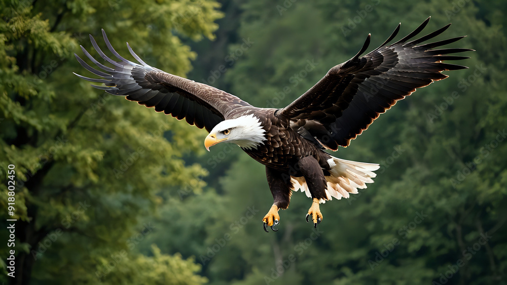 eagle in flight