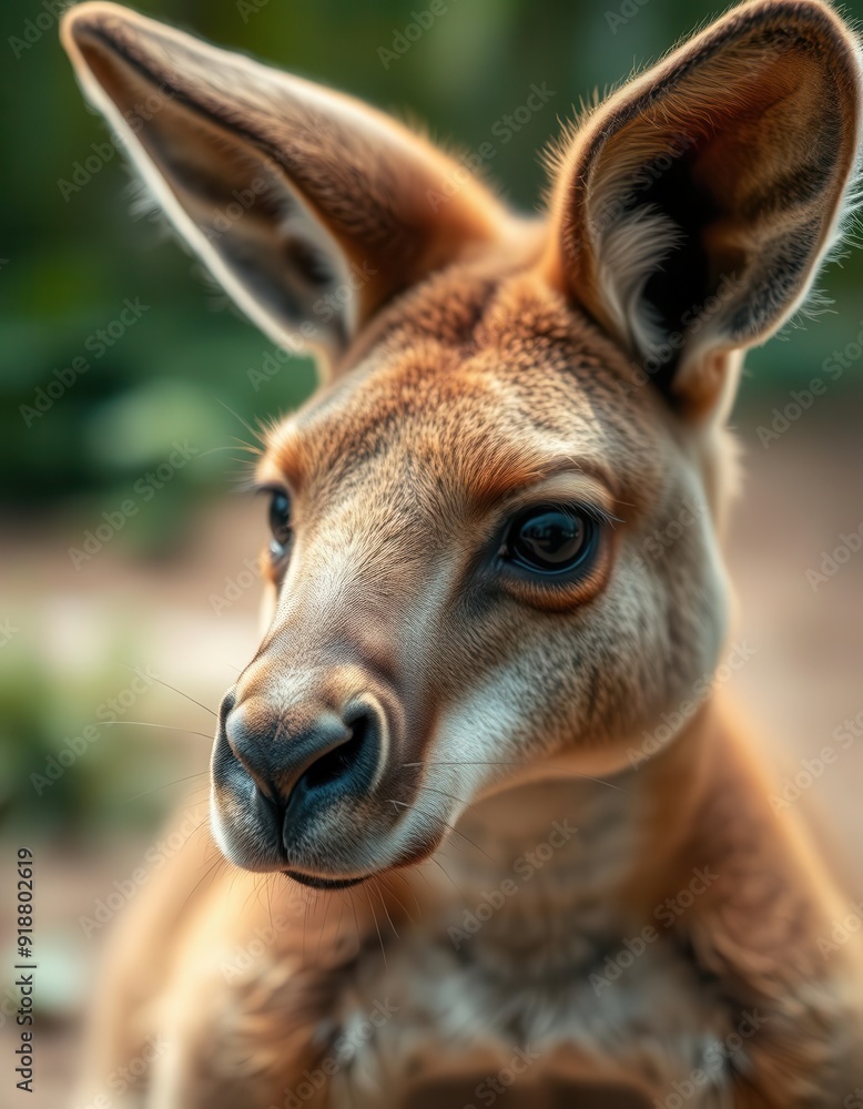 Fototapeta premium Close-Up Kangaroo