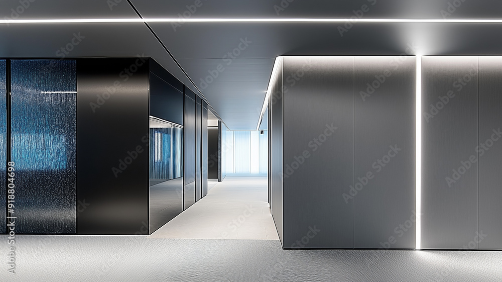 3d render of a corridor