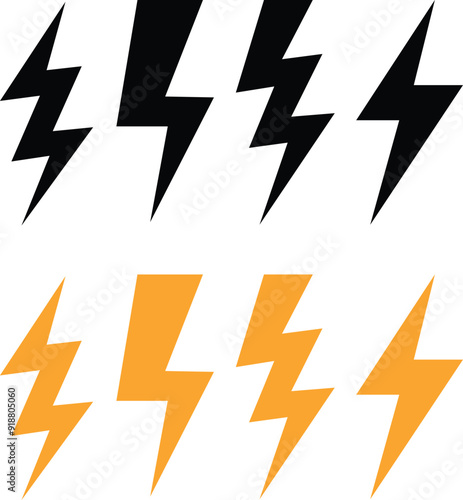 Free Download bolt icon set thunder icon set flash icon  - GFXLoad