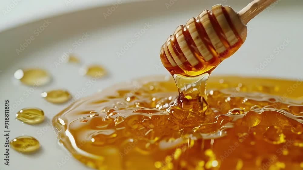 Drip of Liquid Gold: The Simplicity of Honey in Motion Drip of Liquid Gold: The Simplicity of Honey in Motion