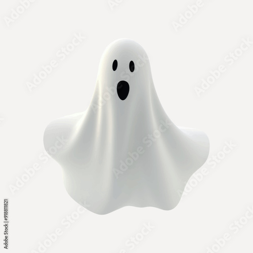 Spooky ghost Halloween decoration image