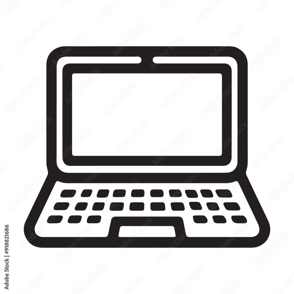 Laptop or notebook computer flat vector icon for apps and websites.eps Laptop or notebook computer flat vector icon for apps and websites.eps