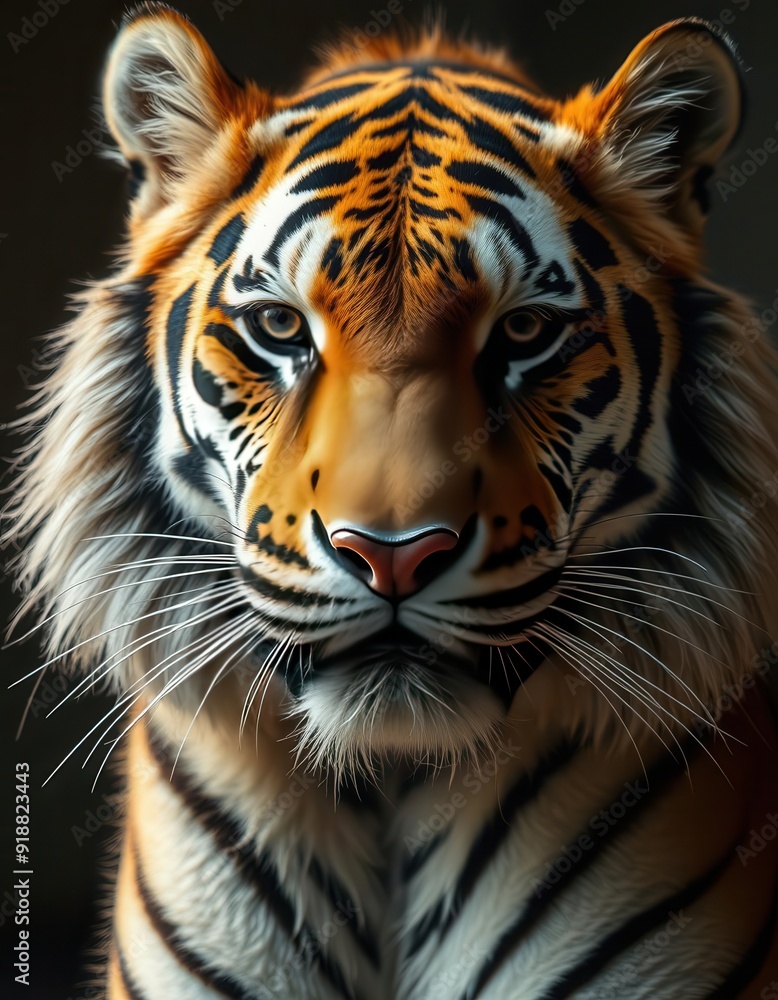 Fototapeta premium Close-up on a Tiger's face