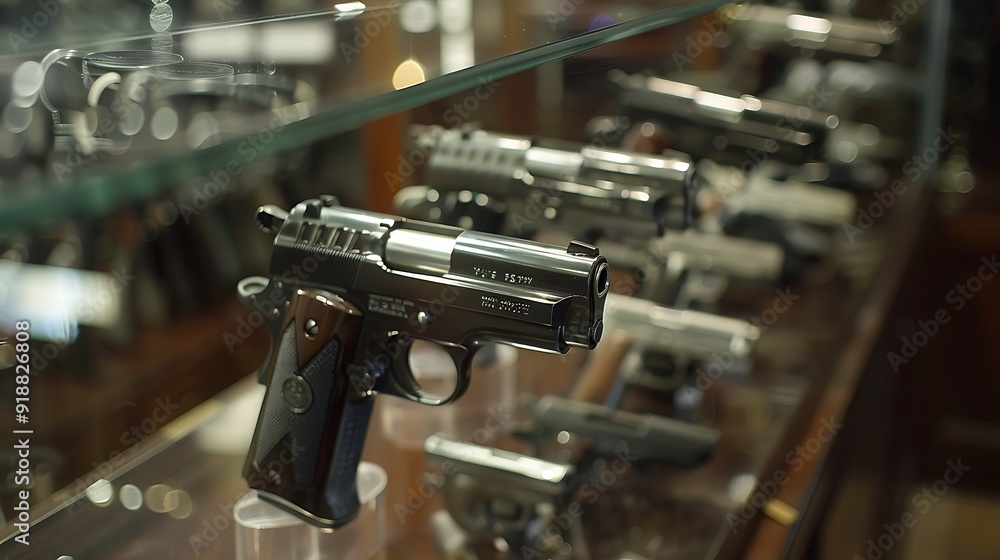 custom made wallpaper toronto digitalPistols for sale on display at gun shop