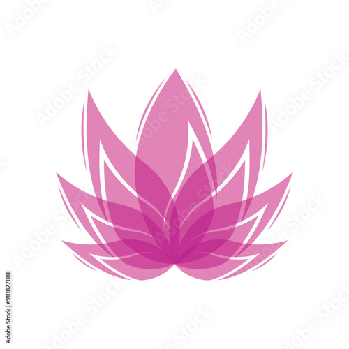 Beauty Lotus Logo Template