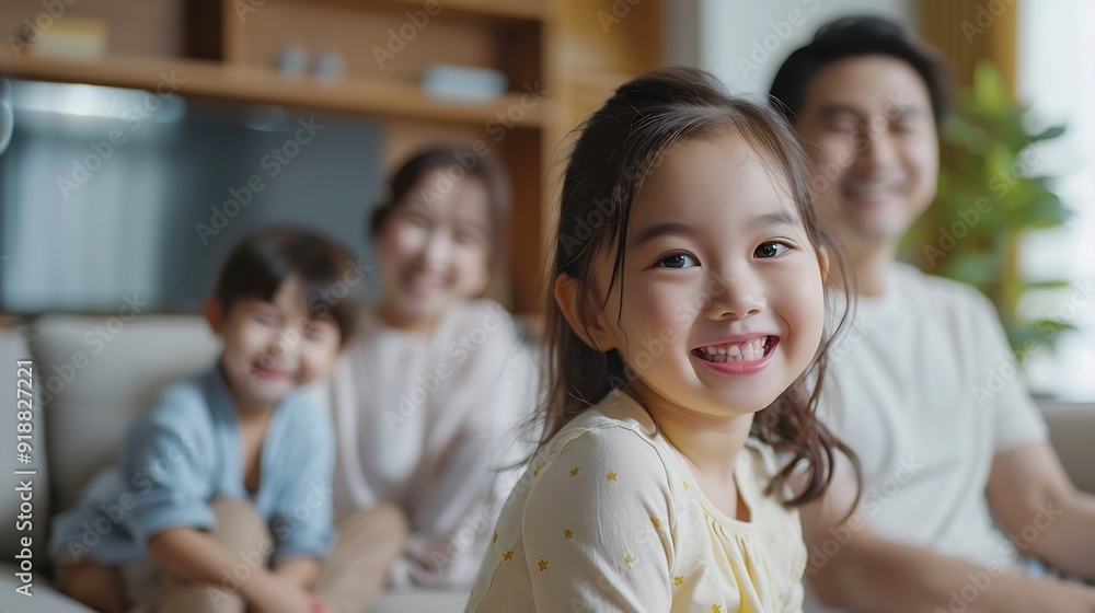 Relax children and happy family in home with parents together for care love or bonding Kids mother and father on sofa for support conversation or play with funny siblings laughing in l : Generative AI Relax children and happy family in home with parents together for care love or bonding Kids mother and father on sofa for support conversation or play with funny siblings laughing in l : Generative AI
