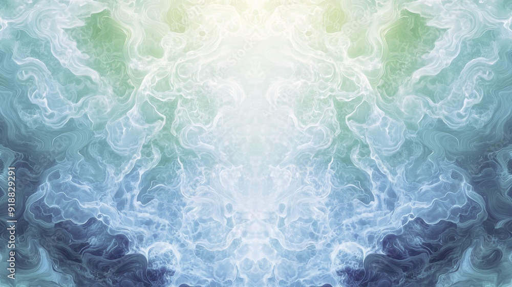 Abstract Blue and Green Swirls Abstract Blue and Green Swirls