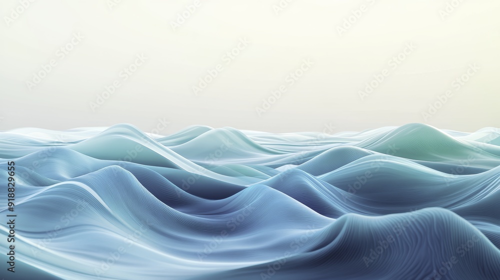 Abstract Blue Waves Abstract Blue Waves
