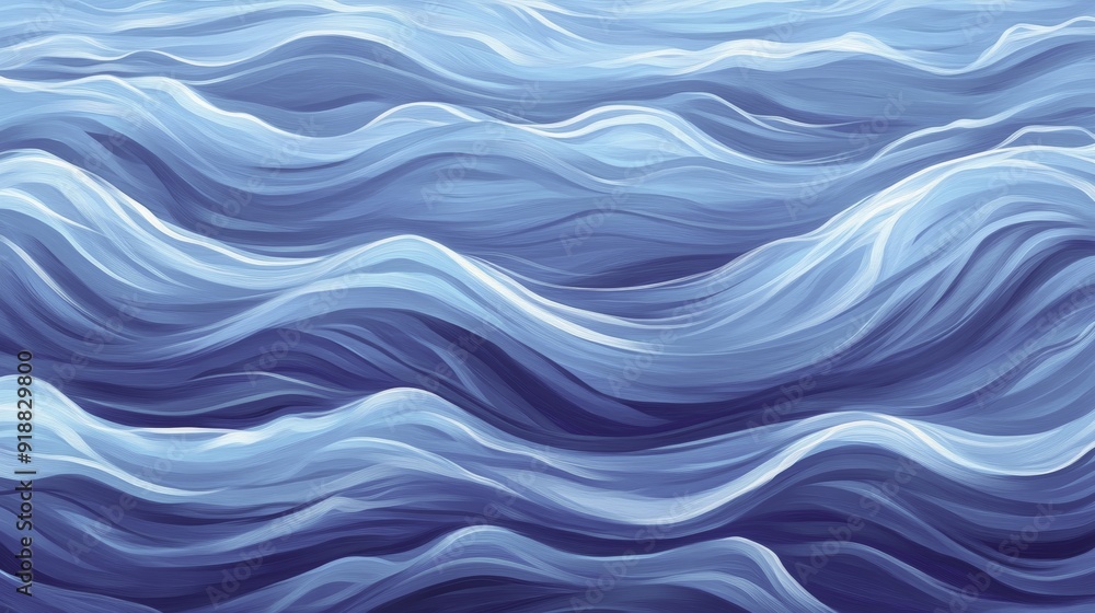 Abstract Blue Waves Abstract Blue Waves