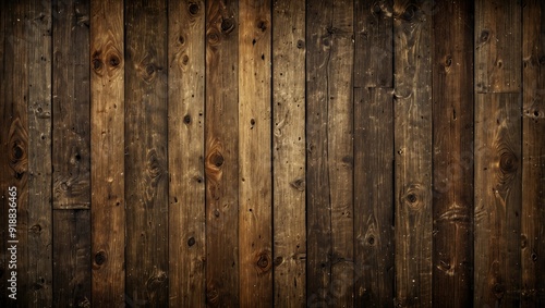 Christmas rustic background with wooden planks