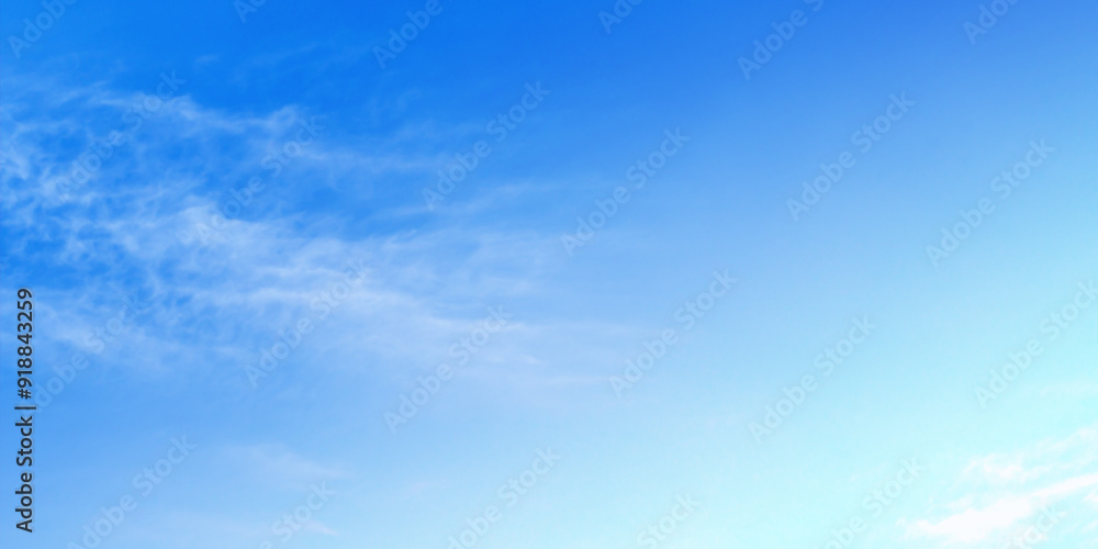 Fototapeta premium Sky and soft clouds background pattern. Beautiful nature landscape.