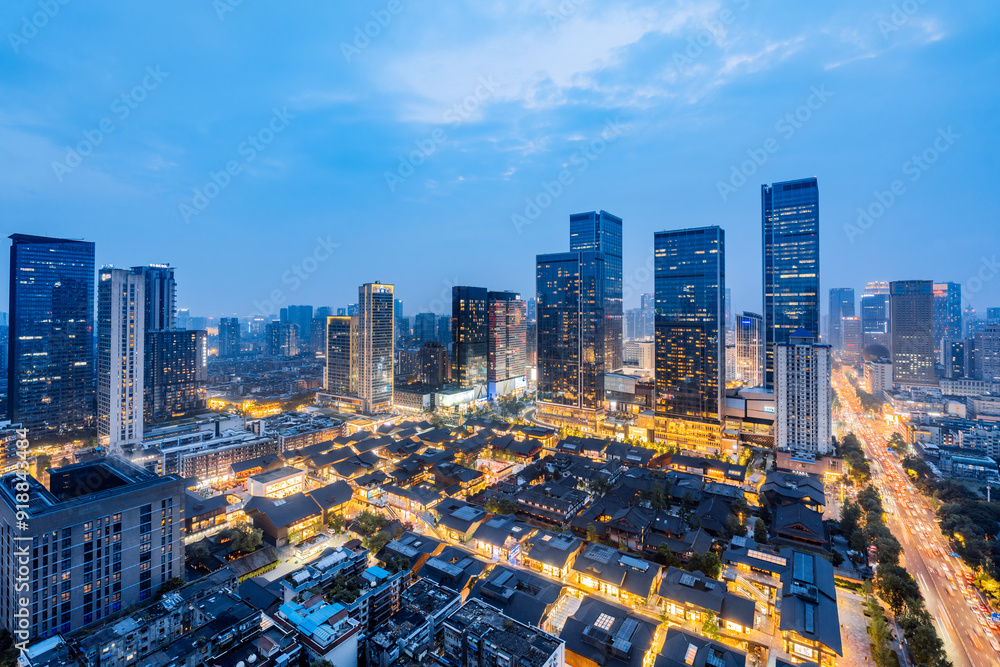 chengdu, skyline, taikoo li, commercial, ifs, pedestrian street, commercial street, city, urban skyline, architecture, night scene, illumination, tall buildings, skyscrapers, sichuan, china, office bu chengdu, skyline, taikoo li, commercial, ifs, pedestrian street, commercial street, city, urban skyline, architecture, night scene, illumination, tall buildings, skyscrapers, sichuan, china, office bu