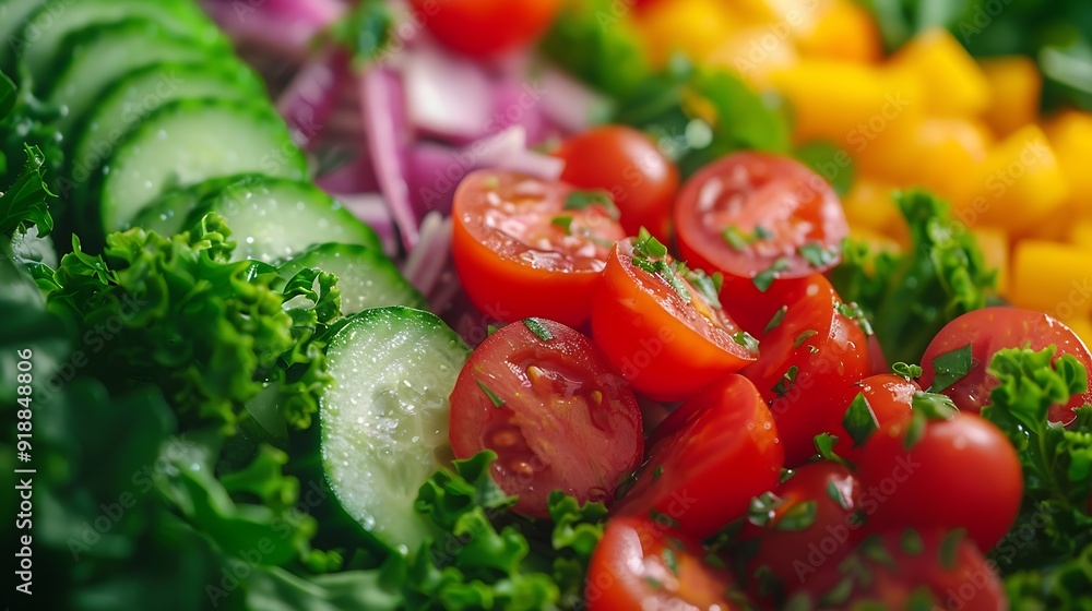 ingredients for mixed salad Topping Fridge vegetarian background : Generative AI ingredients for mixed salad Topping Fridge vegetarian background : Generative AI