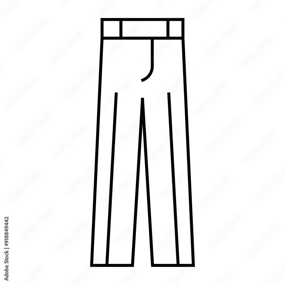trousers pants apparel line icon vector. trousers pants apparel sign. isolated contour symbol black illustration trousers pants apparel line icon vector. trousers pants apparel sign. isolated contour symbol black illustration