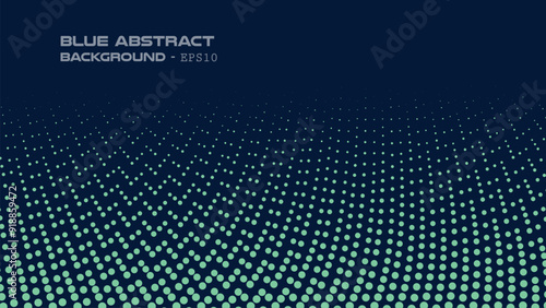 Blue light halftone abstract background for backdrop or presentation
