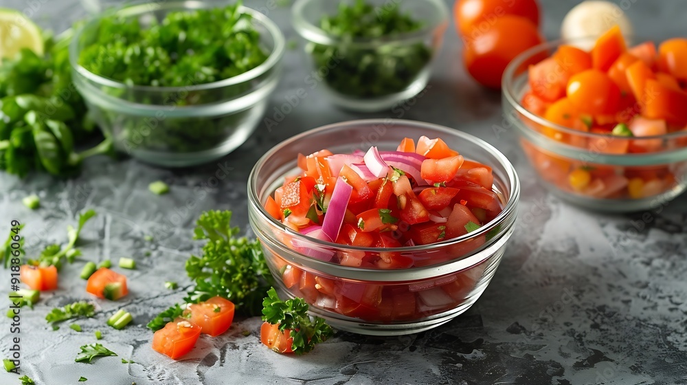 ingredients for mixed salad Topping Fridge vegetarian background : Generative AI ingredients for mixed salad Topping Fridge vegetarian background : Generative AI