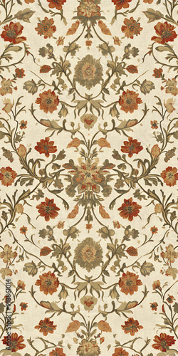 Seamless Patterns Featuring Floral Motifs