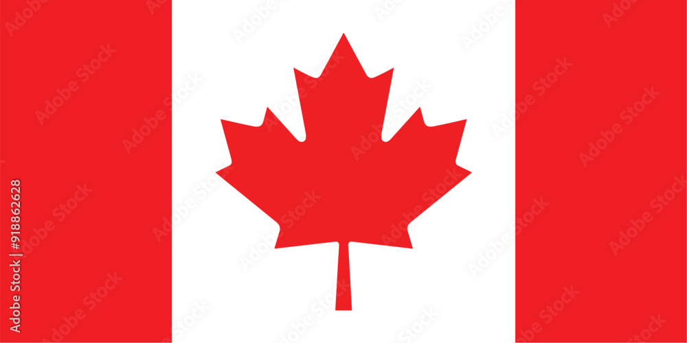 Nationall flag of Canada. Vector illustration
Nationall flag of Canada. Vector illustration