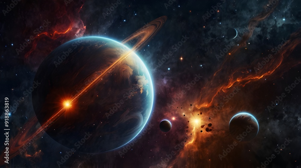 Obraz premium planet in space