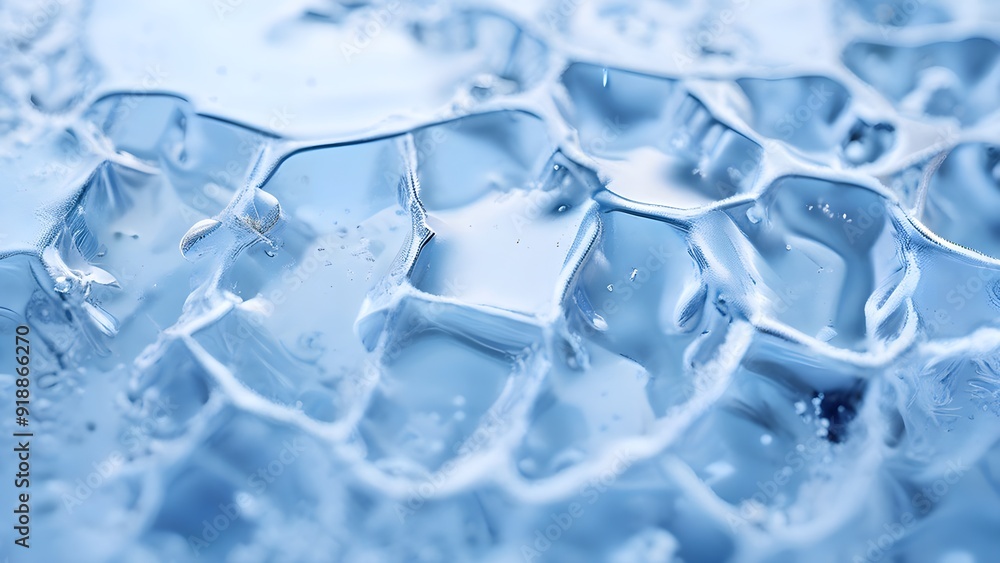 A high-resolution ice texture with cracks and bubbles frozen inside the surface A high-resolution ice texture with cracks and bubbles frozen inside the surface