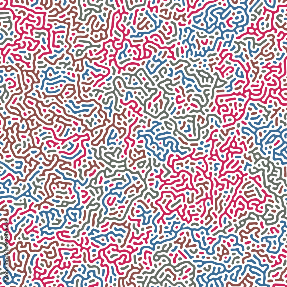 Fototapeta premium ABSTRACT PASTEL COLORFUL TURING PATTERN ROUGH DESIGN REACTION DIFFUSION BACKGROUND VECTOR GOOD FOR WALLPAPER, COVER,POSTER