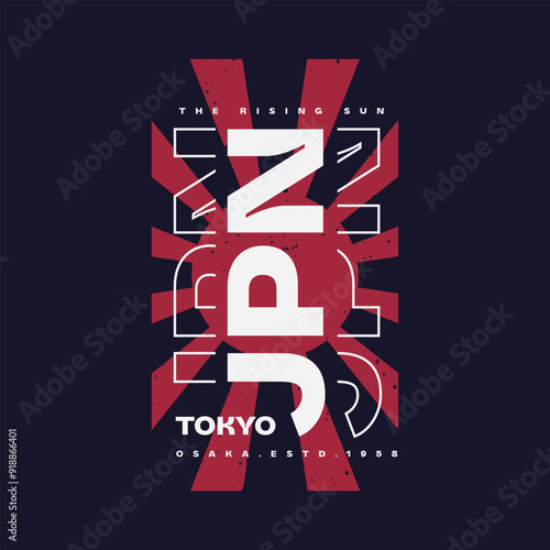 Tokyo Japan Illustration typography for t shirt, poster, logo, sticker, or apparel merchandise