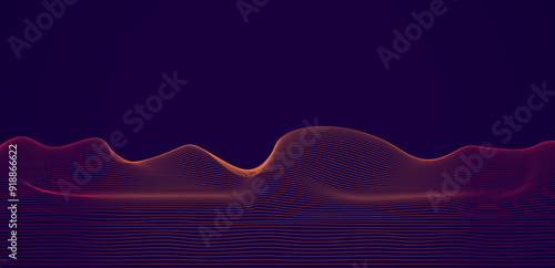 Dynamic Line Wave background