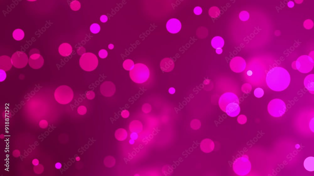 Magenta bokeh Abstract background with blurry circles creates a dreamy and abstract visual. Suitable for backgrounds, design projects, presentations, and social media posts.